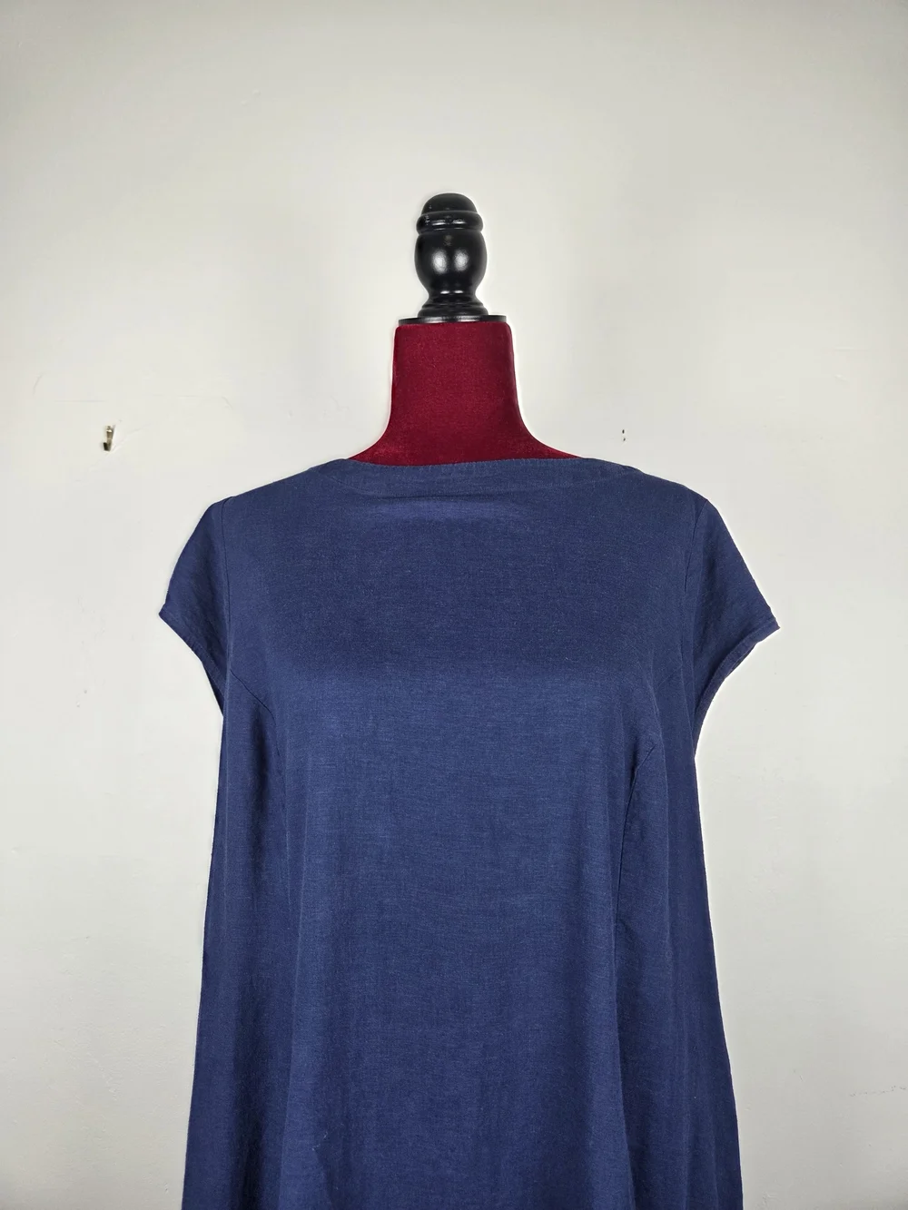 Universal Standard Sunset Linen Flounce Dress In Cenote (Size S/14-16) - Picture 9 of 12